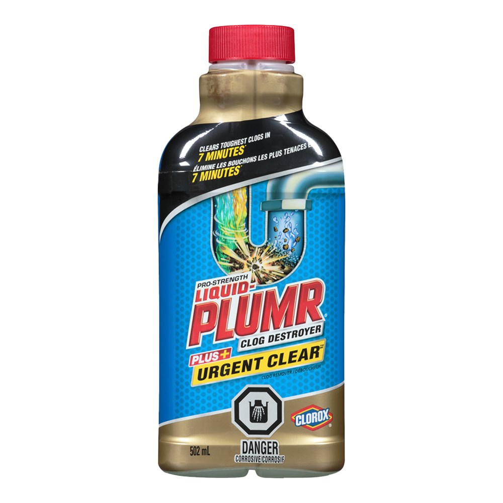 CLOROX LIQUID PLUMR Clog Destroyer + Foaming Clog Fighter (502ML)