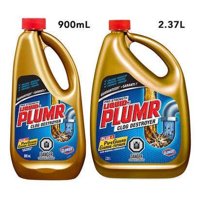 CLOROX LIQUID PLUMR Clog Destroyer + Pipe Guard
