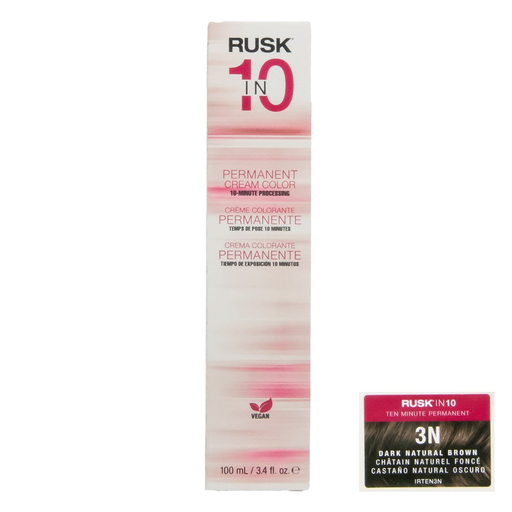RUSK IN 10 Permanent Cream Color (3.4oz)