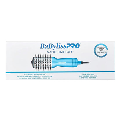 BABYLISS Nano-Titanium Compact Oval Hot Air Brush 2"