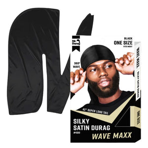 ANNIE Mr. Durag Silky Satin Durag - Black