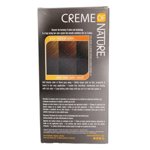 CREME OF NATURE Men Gel Color Kit for Hair, Mustache & Beard
