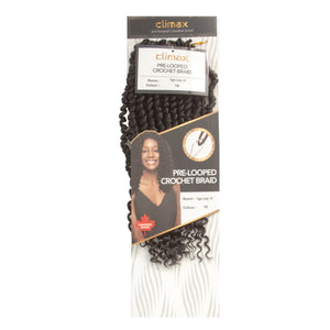 CLIMAX PRE-LOOPED CROCHET BRAID-Tight Coily 14 Inch
