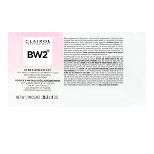 CLAIROL BW2+ Dedusted Extra Strength Powder Lightener  Packet - 1oz