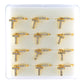 INTERVISION Copper Nose Stud NP22-T (12pcs)