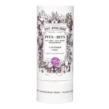 PIT-POURRI Pits + Bits Natural Full Body Deodorant (2oz)