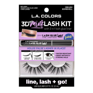L.A. COLORS 3D Faux Mink Lash Kit