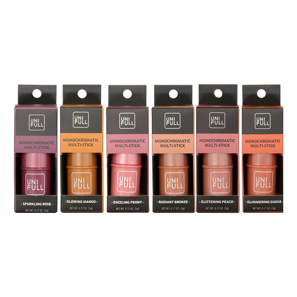 UNI FULL Monochromatic Multi Stick Display (5g, 8 Colors x 6 each)