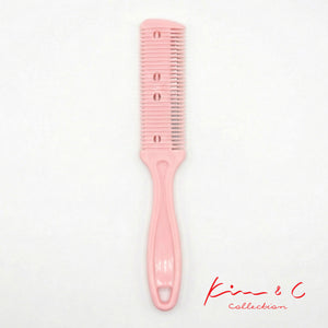 Pink comb on a white background with 'Kim & C Collection' branding.