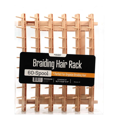 MAGIC COLLECTION Braiding Hair Rack 60 Spool