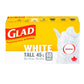 GLAD White Garbage Bag [Tall 45L]