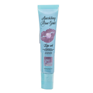 UNI FULL Lip Oil (15ml) - Sparkling Rose Gold