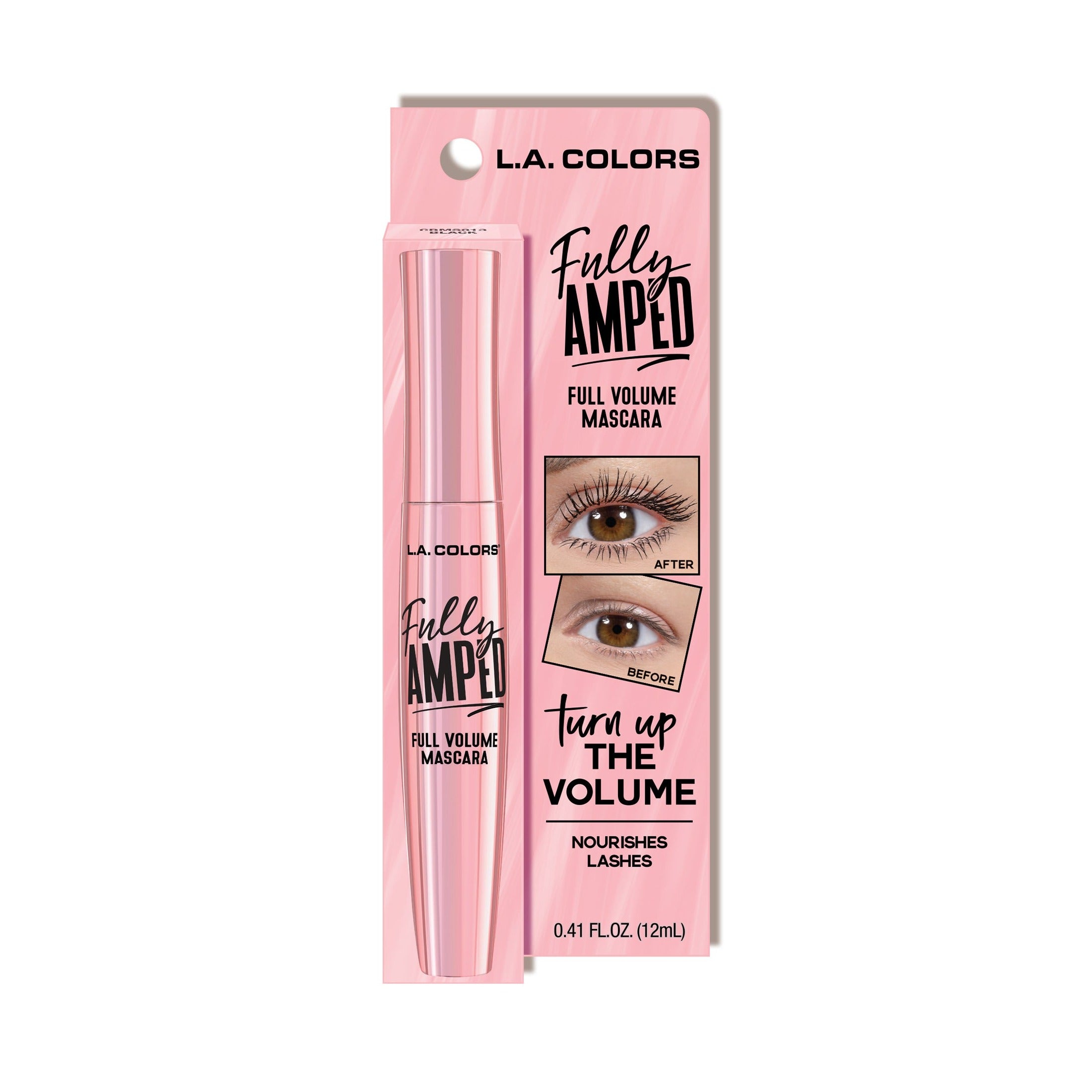 L.A. COLORS Fully Amped Mascara (0.41oz) - Black
