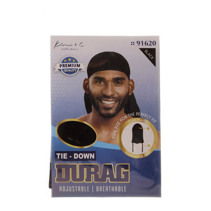 KIM & C Satin Tie-Down Durag