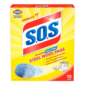 CLOROX S.O.S Steel Wool Pads