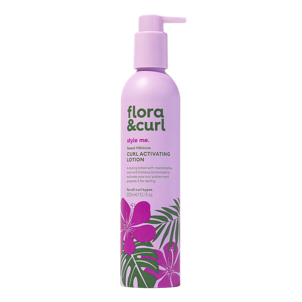 FLORA & CURL Sweet Hibiscus Curl Activating Lotion (10.1oz)
