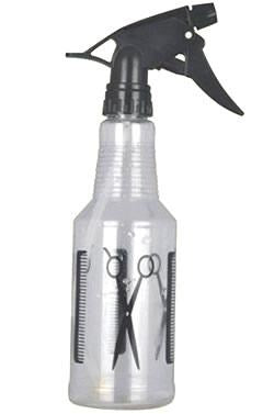 MAGIC COLLECTION Spray Bottle #Scissor & Comb Pattern - Clear Large