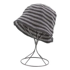 KIM & C Handmade Fashion Bucket Stripe Hat