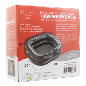 Kim & C Inflatable and Portable Hair Wash Basin
