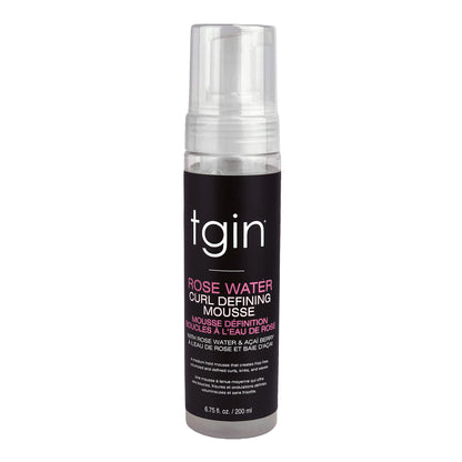 TGIN Rose Water Curl Defining Mousse (8oz)