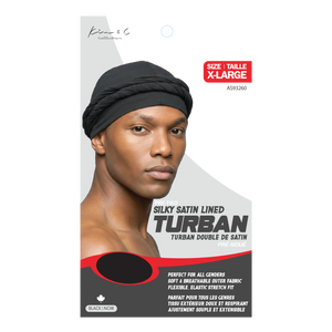 Kim & C Pre-Tied Silky Satin Lined Turban