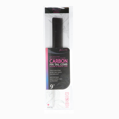 Kim & C Carbon Pin Tail Comb 9inch