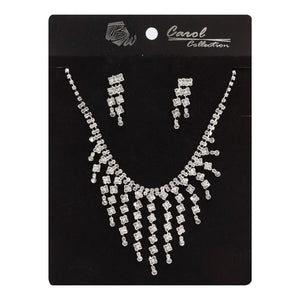 Kim & C Cubic Necklace & Earring Set