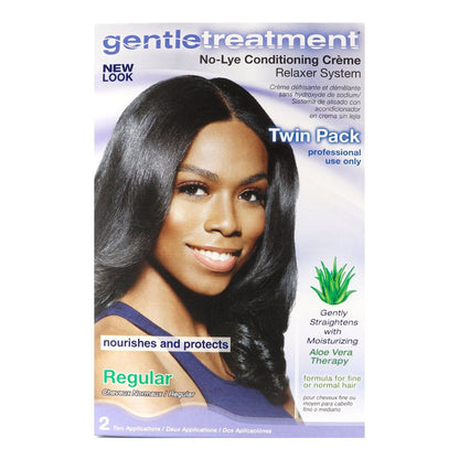 GENTLE TREATMENT No-Lye Conditioning Creme Twin Pak Relaxer Kit