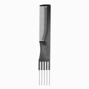 Kim & C Carbon Metal Teasing Comb 7 1/2inch