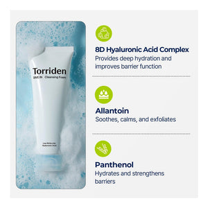 TORRIDEN DIVE-IN Low Molecular Hyaluronic Acid Cleansing Foam (150ml)