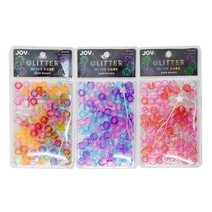 ANNIE Joy Glitter In the Dark Round Beads XL