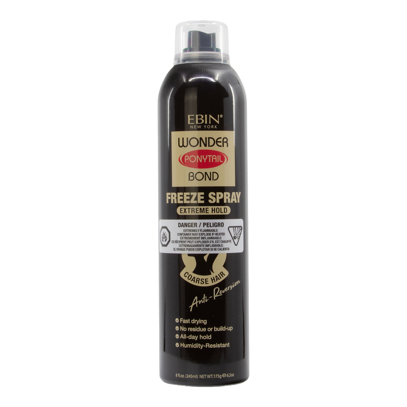 EBIN Wonder Ponytail Bond Freeze Spray (8oz) - Extreme Hold