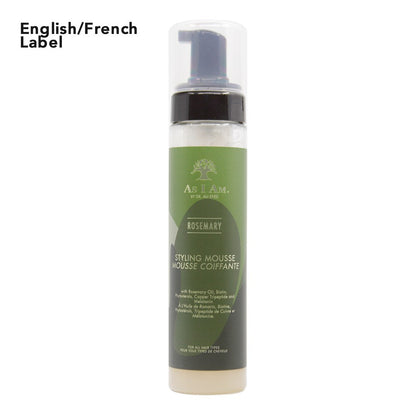 AS I AM Rosemary Styling Mousse (8oz)