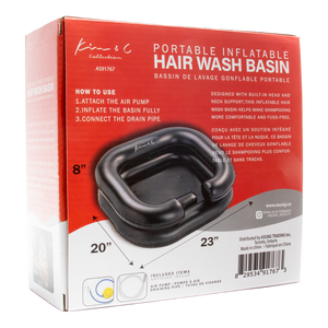 Kim & C  Portable and Inflatable Hair Wash Basin