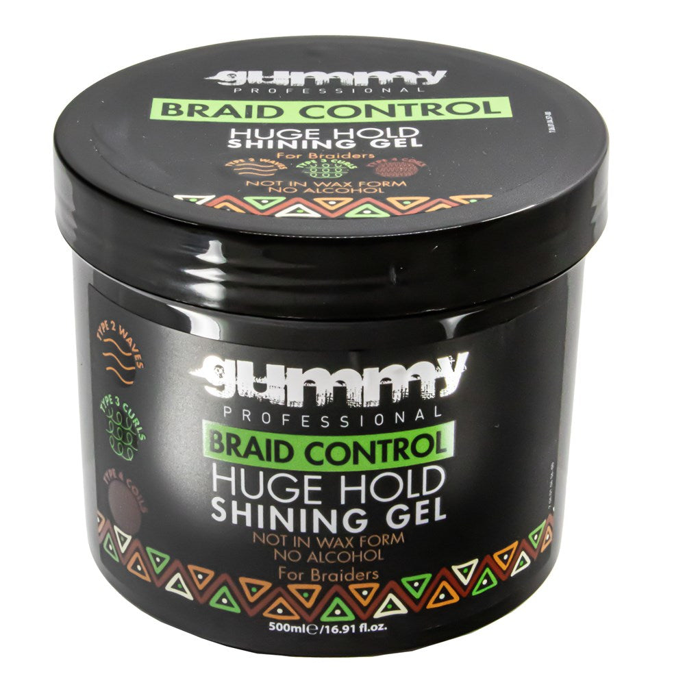 GUMMY PROFESSIONAL Braid Control Gel Huge Hold (500ml)