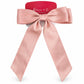 KIM & C Satin Long Tail Ribbon Bow Clip