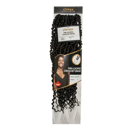 CLIMAX PRE-LOOPED CROCHET BRAID-Vine Curl 18 Inch