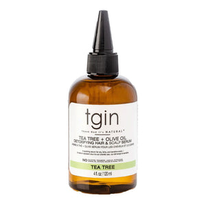 TGIN TEA TREE + OLIVE OIL Detoxifying Hair & Scalp Serum (4oz)