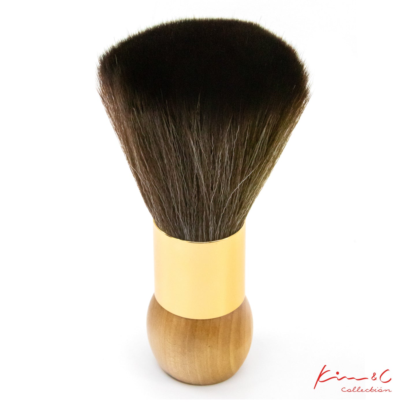KIM & C Wooden Barber Brush