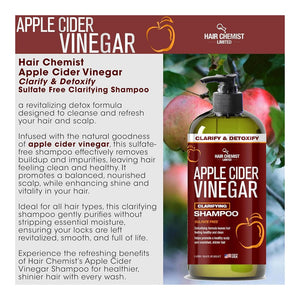 HAIR CHEMIST LIMITED Apple Cider Vinegar Clarifying Shampoo (33.8oz)
