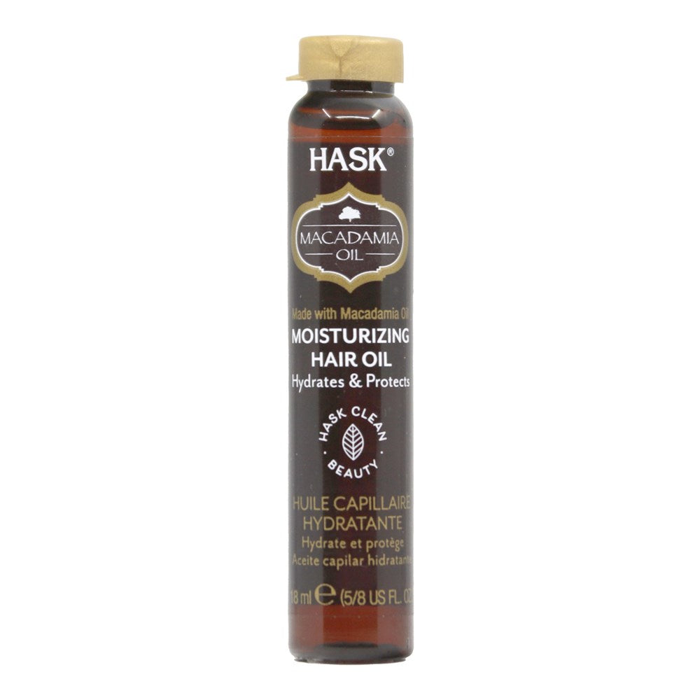 HASK Macadamia Oil Moisturizing Shine Hair Oil Vial (18ml)