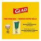 GLAD Compostable Bag [Tall 49L]