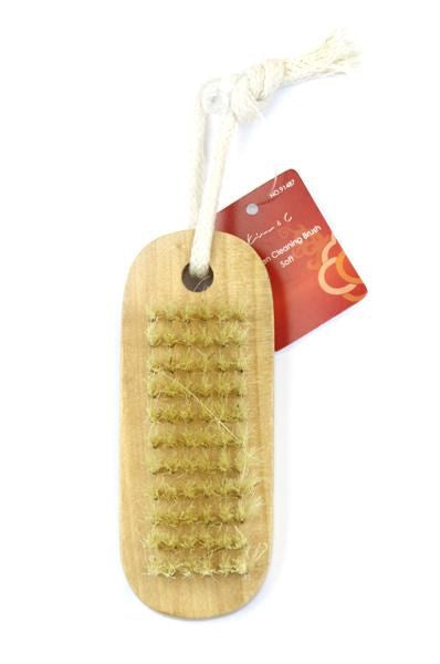 KIM & C Palm Wooden Cleaning Brush with string (24pcs/Jar)