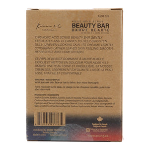 Kim & C Kojic Acid Body Scrub Beauty Bar (5.5oz/156g)