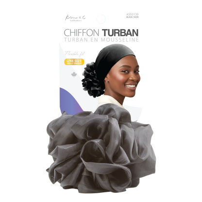 Kim & C Premium chiffon Turban