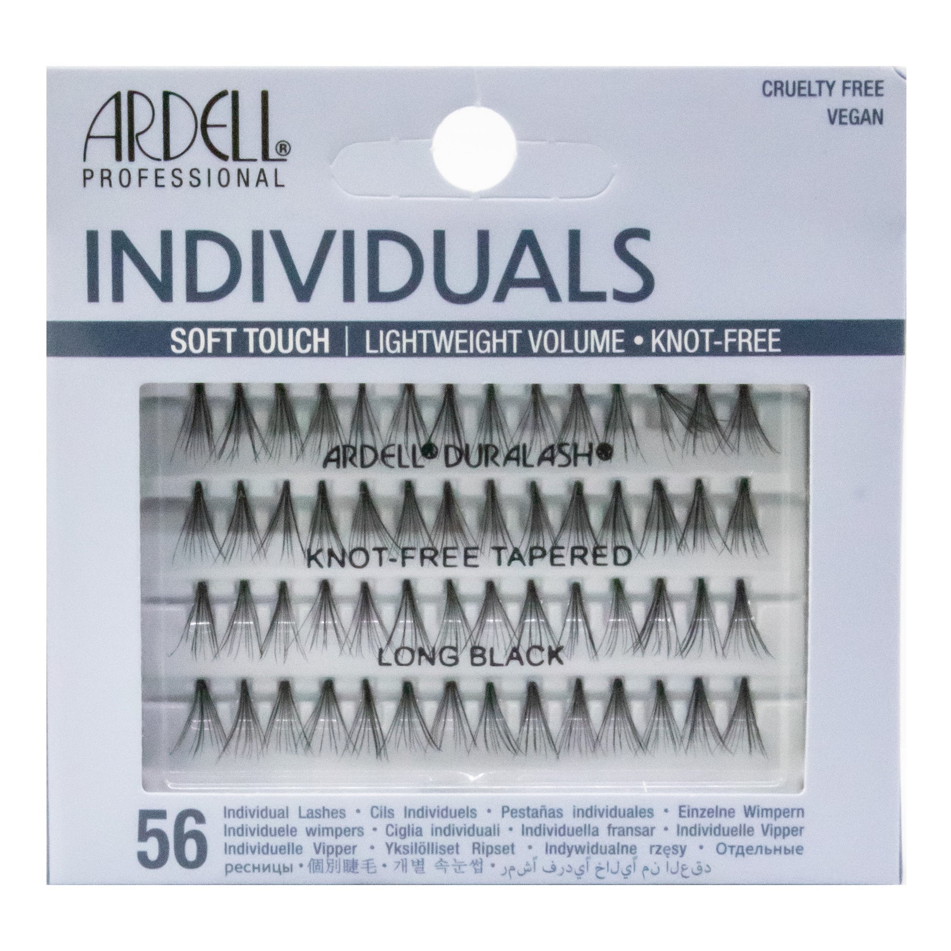 Ardell Individual Lashes packaging with lashes inside on a white background