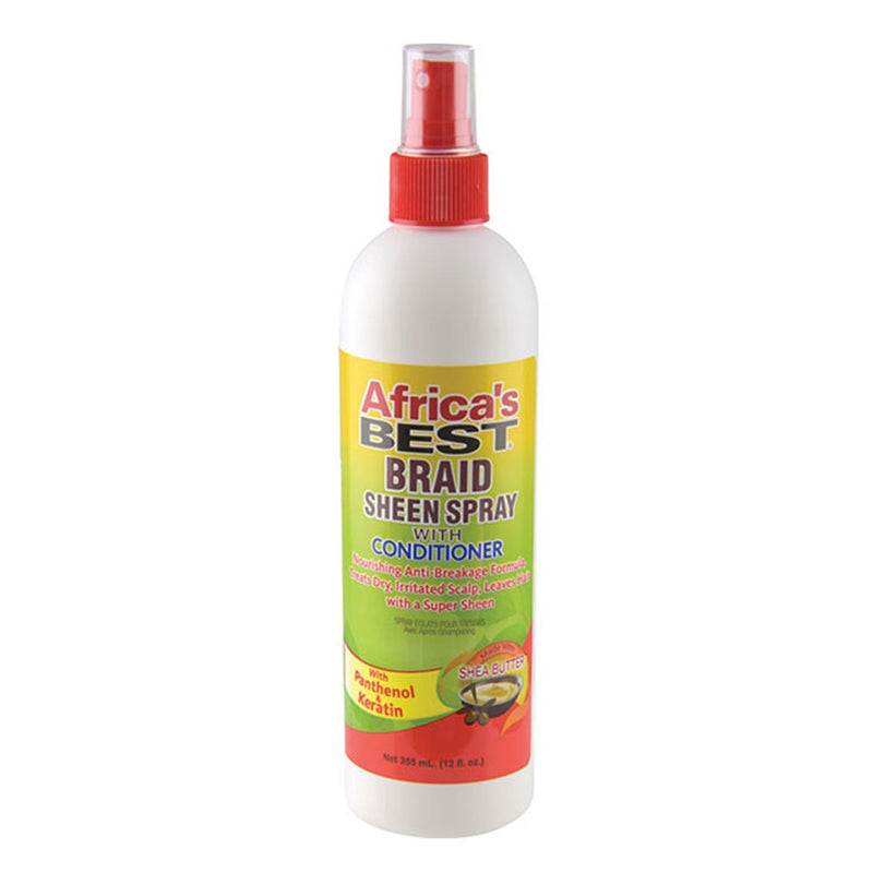 AFRICA'S BEST Braid Sheen Spray with Conditioner (12oz)