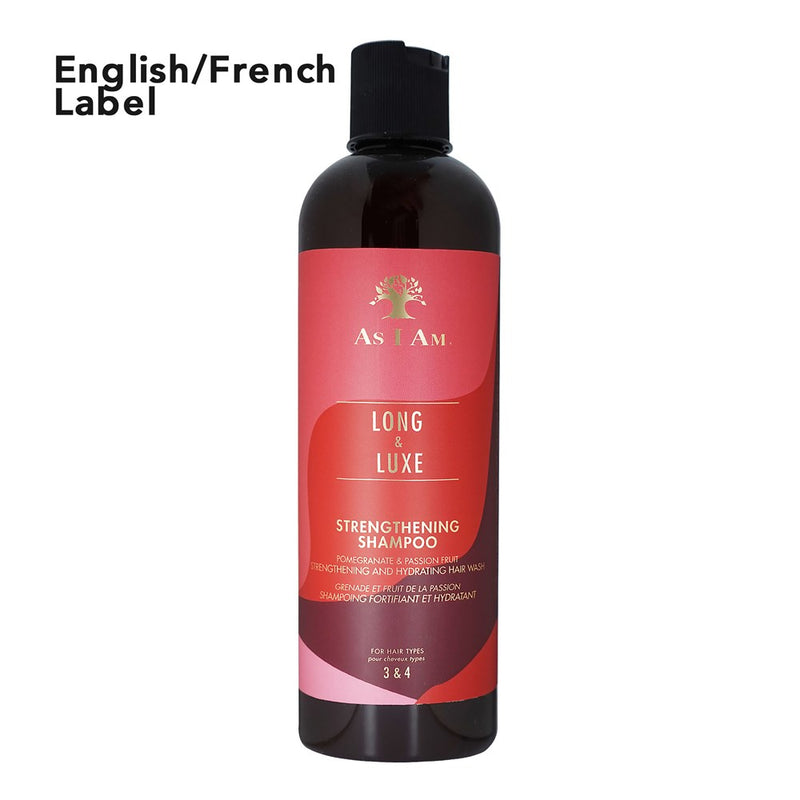 AS I AM Long and Luxe Strengthening Shampoo (12oz)