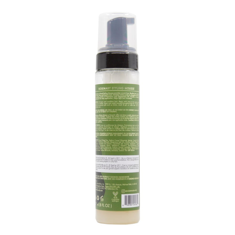 AS I AM Rosemary Styling Mousse (8oz)