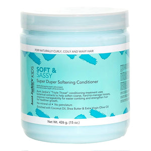 AUNT JACKIE'S Kids Soft & Sassy Super Duper Softening Conditioner (15oz)